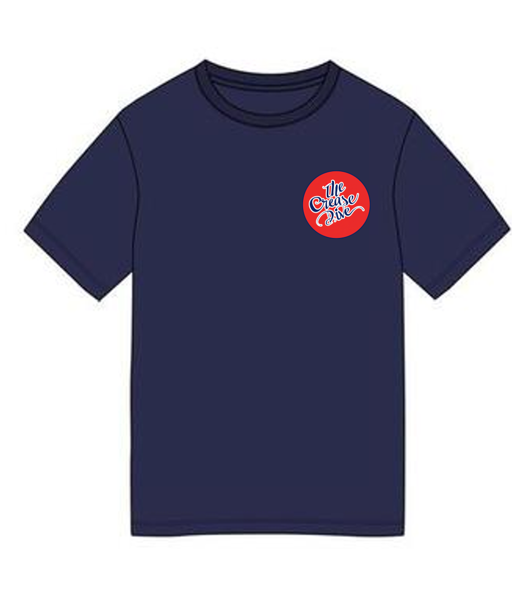 The Crease Dive- Classic Red T