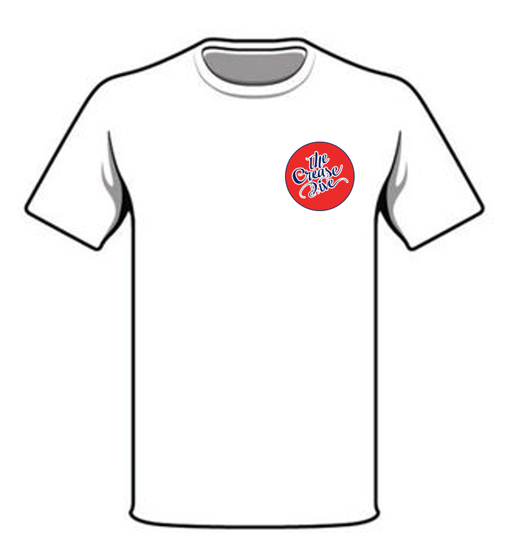 The Crease Dive- Classic Red T