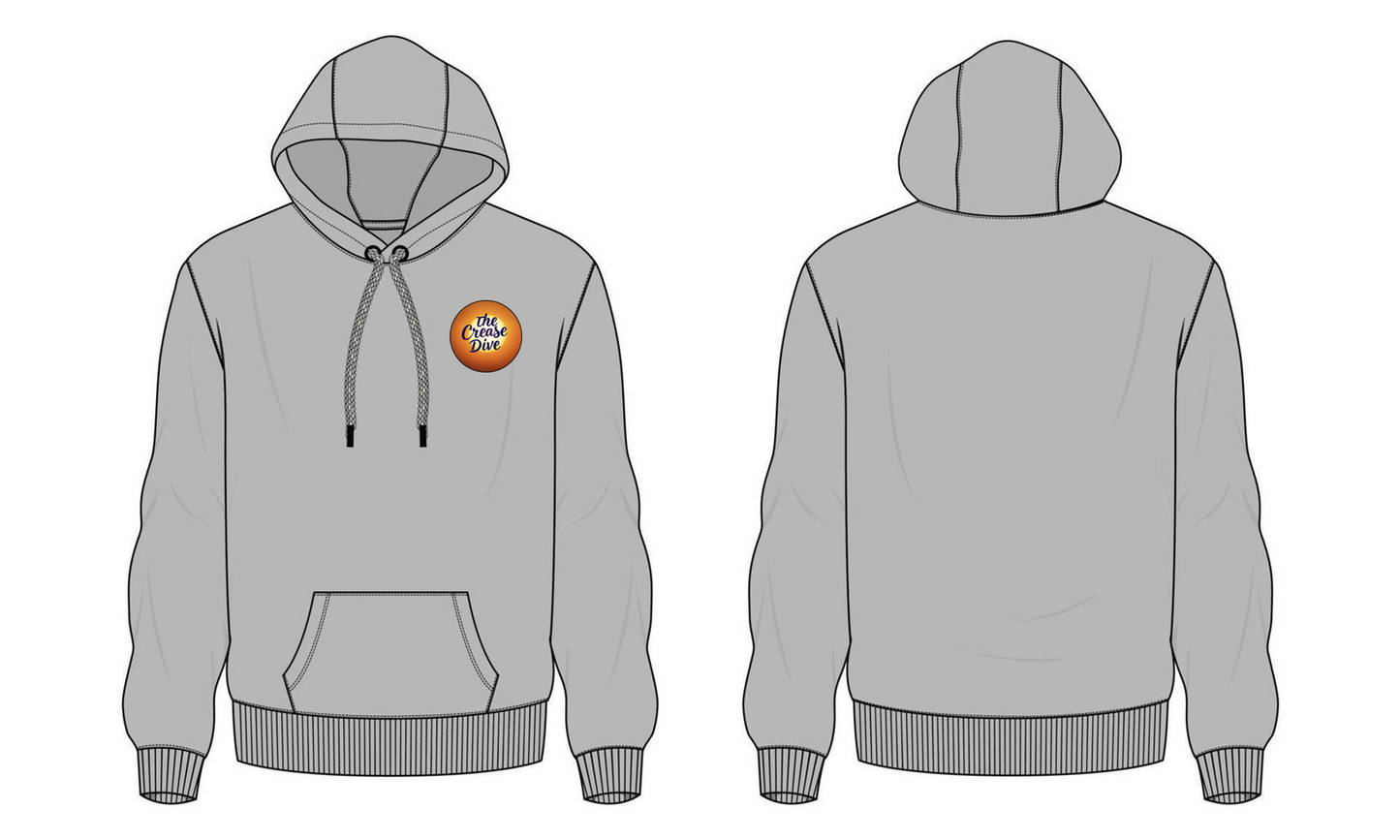 The Crease Dive- Hooded Classic Sun Sweat Shirt
