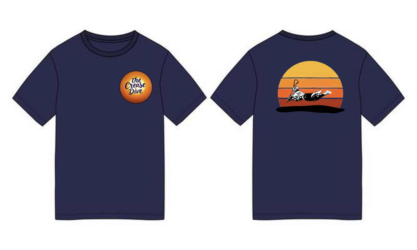 The Crease Dive- Sunset T