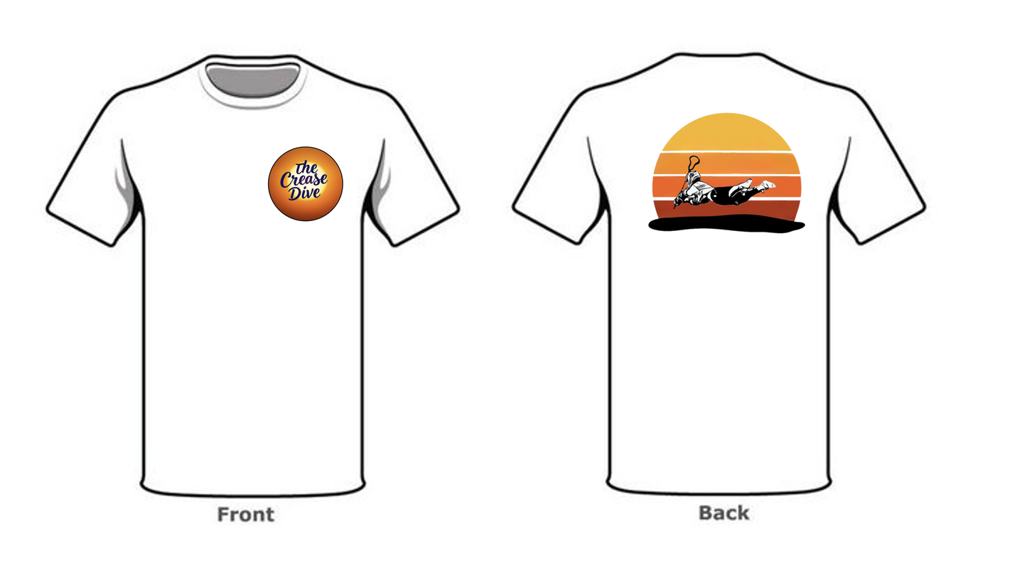The Crease Dive- Sunset T