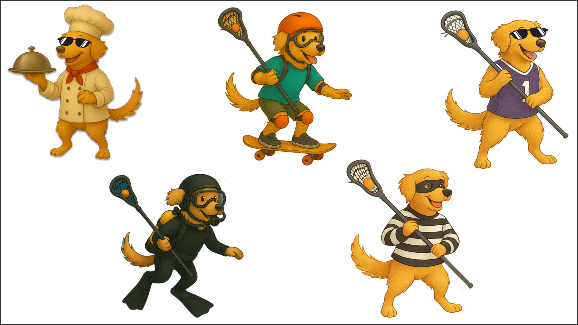 Sticker Collection #1 – Chuckles and Knuckles