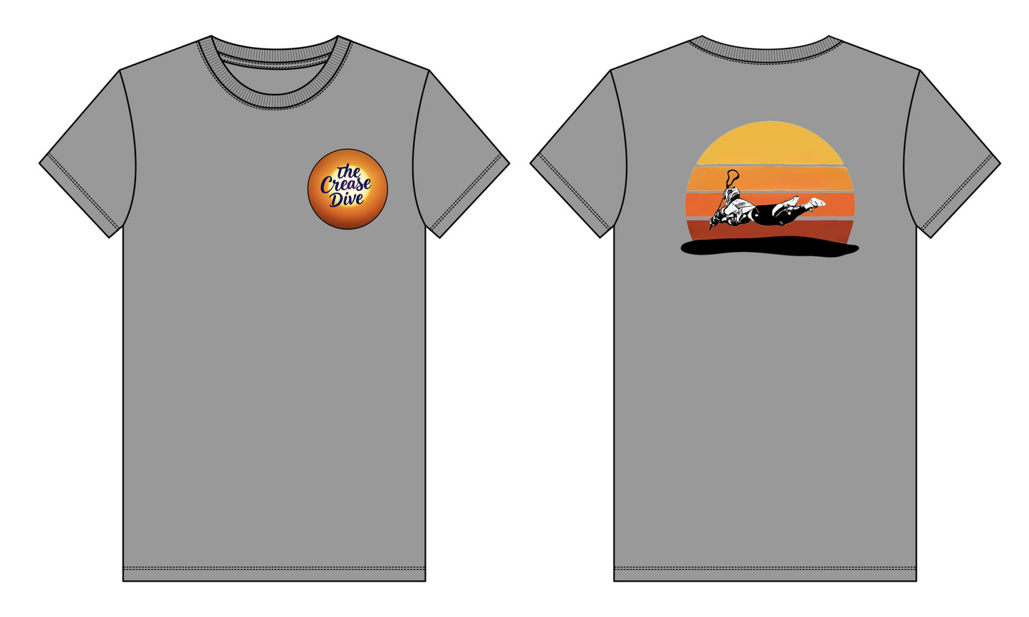 The Crease Dive- Sunset T
